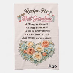 Mooi Moederdag Beste Oma Theedoek