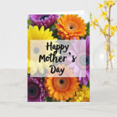 Mooi Moederdag kaart (Gele Bloem)