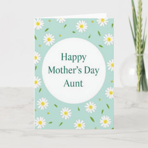 Mooi Moederdag kaart voor tante