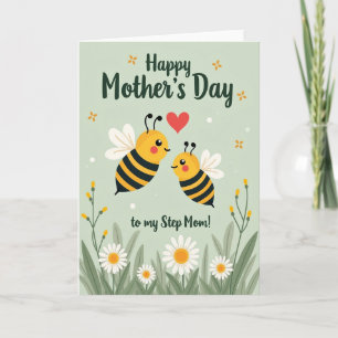 Mooi Moederdag Vliegende Insecten Kaart