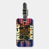 Mooi mooi hebben een mooie dag tekst print vector bagagelabel (Voorkant verticaal)