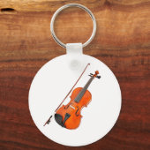 Mooi muziekinstrument Viola Sleutelhanger (Voorkant)