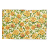 Mooi naadloos patroon van gele rozen kussensloop (Achterkant)