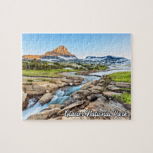 Mooi Nationaal Park Glacier, Montana Legpuzzel (Horizontaal)