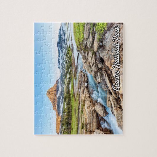 Mooi Nationaal Park Glacier, Montana Legpuzzel (Verticaal)