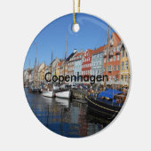Mooi Nyhavn, Kopenhagen in Denemarken Keramisch Ornament (Links)