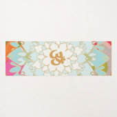Mooi Om Lotus Mandala Yogamat (Achterkant (horizontaal))