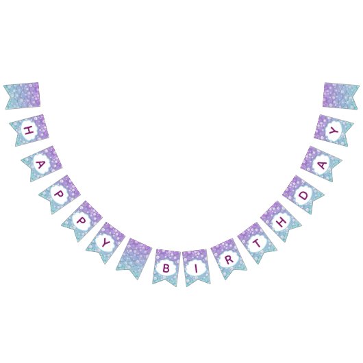 Mooi Onder het Zee Zeemeermin Verjaardag Vlaggetjes (Alle)