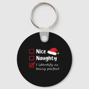 Mooi ondeugend Ik identificeer me als perfect Kers Sleutelhanger
