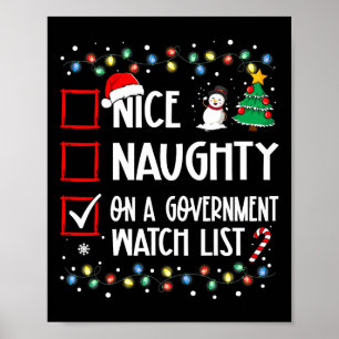 mooi ondeugend op een lijst van regeringshorloges poster