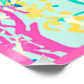 Mooi ontwerp voor oceaanpatronen. Bestel nu Perfect Poster (Hoek)