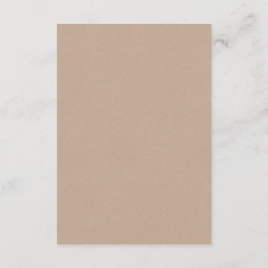 Mooi Onze bruiloft details, rustieke zwarte inkt Informatiekaartje (Achterkant)