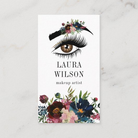 Mooi Oog met Witte Waterverf Visitekaartje (Voorkant)