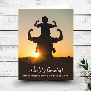 Mooi Opa Vaderdag Fotokaart Kaart