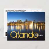 Mooi Orlando, Florida Briefkaart (Voorkant / Achterkant)