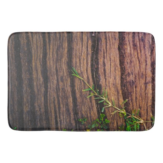 Mooi oud hout badmat (Voorkant)