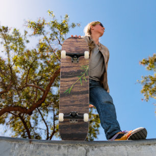 Mooi oud hout skateboard