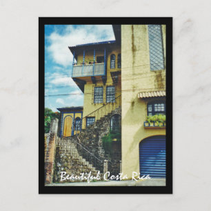 Mooi oud huis in San Jose, Costa Rica Briefkaart