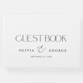 Mooi paar lettertype duo gastenboek