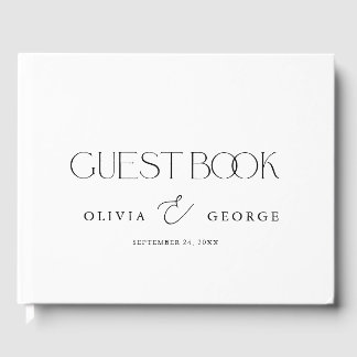 Mooi paar lettertype duo gastenboek