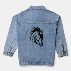 Mooi Paard Design Denim Jasje Denim Jacket