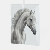 Mooi paard glas ornament (Voorkant links)