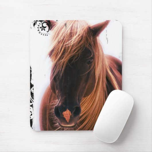 Mooi paard muismat (Met muis)