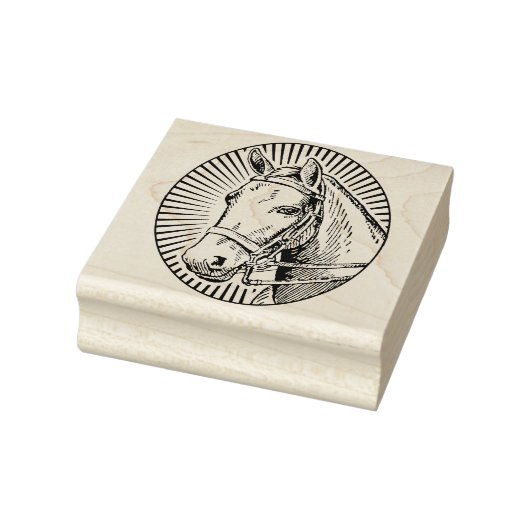 Mooi paard 	rubberstempel (Stempel)