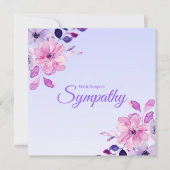 Mooi Paars Roze Bloemstuk Diepste Medeleven (Voorkant)