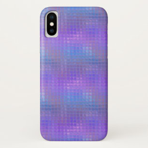 Mooi Paarse Iriserende Glans Glamour Meisje iPhone X Hoesje