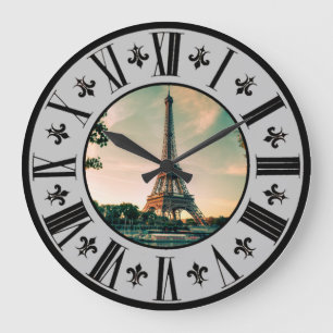 Mooi Parijs ~ Eiffeltoren bij schemering ~ * ~ Grote Klok