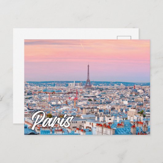Mooi Parijs, Frankrijk Briefkaart (Voorkant / Achterkant)