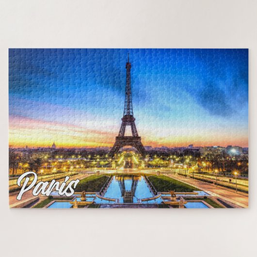 Mooi Parijs, Frankrijk | Eiffeltoren Legpuzzel (Horizontaal)