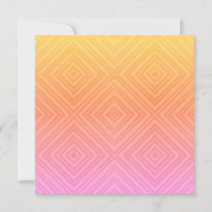 Mooi Pastel Hypnotische Diamant Moderne Pop Art Notitiekaartje
