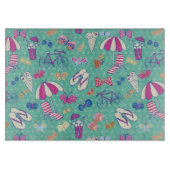 Mooi patroon met zomerelementen snijplank (Voorkant)