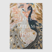 Mooi pauwenroze goud Kerstmis (Voorkant)