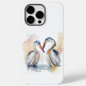 Mooi Pelikaan Paar, Pelikaan Liefde Bonden Case-Mate iPhone Case (Achterkant)