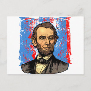 Mooi portret van Abraham Lincoln Briefkaart