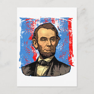 Mooi portret van Abraham Lincoln Briefkaart