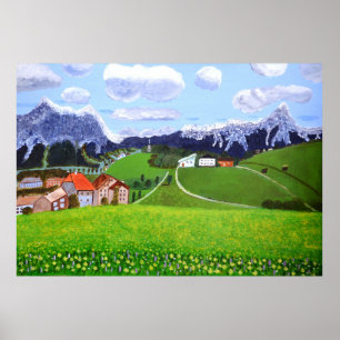 Mooi poster Noorwegen