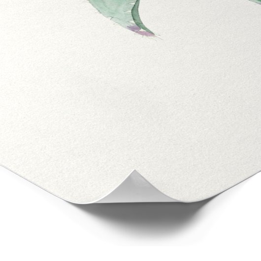 Mooi Poster van Botanische Illustratie (Hoek)