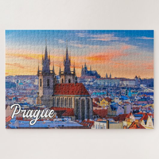 Mooi Praag, Tsjechië Legpuzzel (Horizontaal)