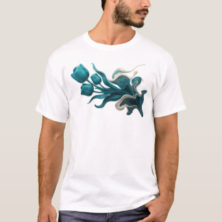 Mooi & prachtig ABSTRACTE BLOEMEN Kunstcompositie T-shirt