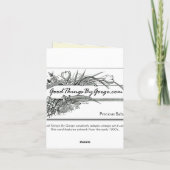 Mooi: Precious New Baby Kaart (Achterkant)