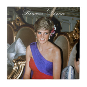 Mooi! Princess Diana Thailand 1988 Tegeltje