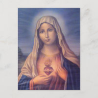 Mooi Religieus heilig hart van Maagd Mary