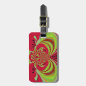 Mooi rood geel ontwerp. Inspiratie vector co Bagagelabel (Voorkant verticaal)