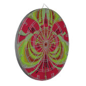 Mooi rood geel ontwerp. Inspiratie vector co Dartbord (Voorkant Links)