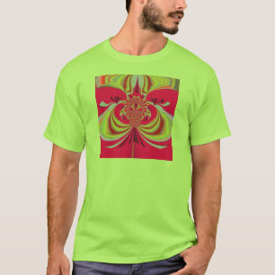 Mooi rood geel ontwerp. Inspiratie vector co T-shirt
