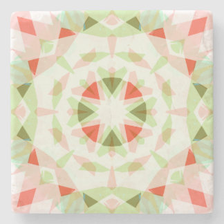 Mooi Rood Roze Groen Ster Trendige Dopamine Decora Stenen Onderzetter